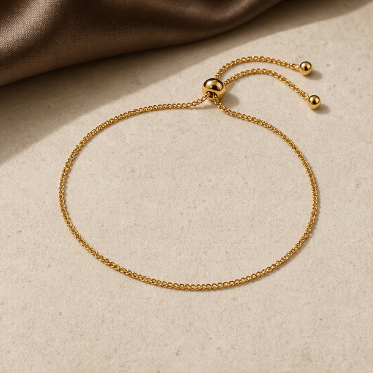 Lumière Tennis Bracelet styled on warm stone