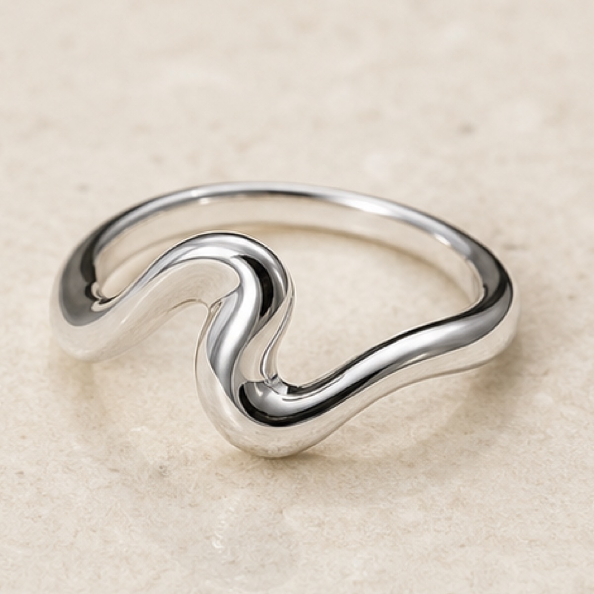 Close detail of the Orbit Stacking Ring